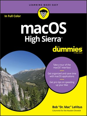 cover image of MacOS 'X' For Dummies